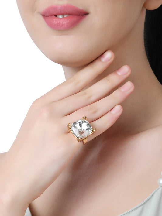 Radiant Square Ring